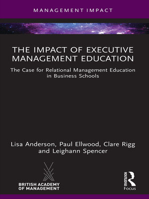 cover image of The Impact of Executive Management Education